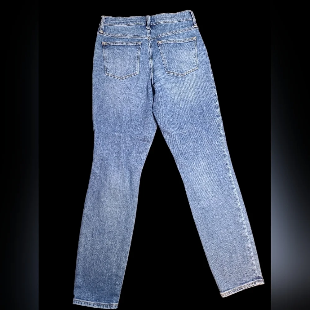 J. Crew Light Distressed Button Fly High Rise Skinny Jeans Size 26
